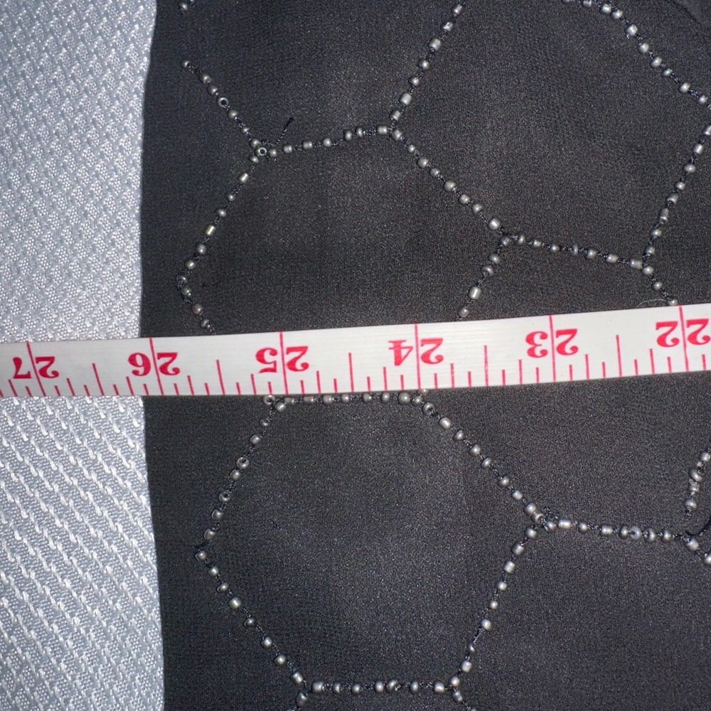 Chico's Black Hexagon Pattern Blazer - image 3